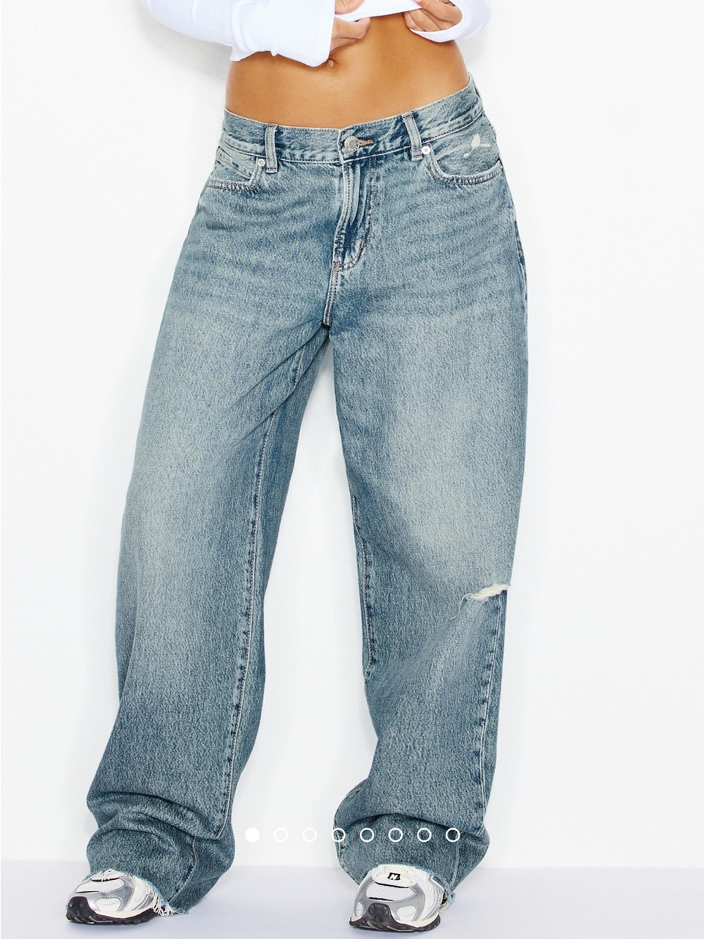 Garage trendy low-rise baggy